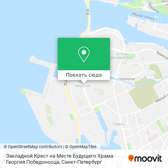 Карта Закладной Крест на Месте Будущего Храма Георгия Победоносца