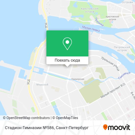 Карта Стадион Гимназии №586