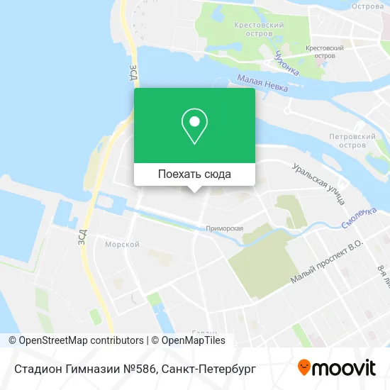 Карта Стадион Гимназии №586