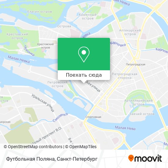 Карта Футбольная Поляна