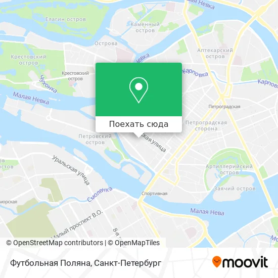 Карта Футбольная Поляна