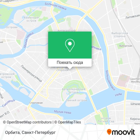 Карта Орбита