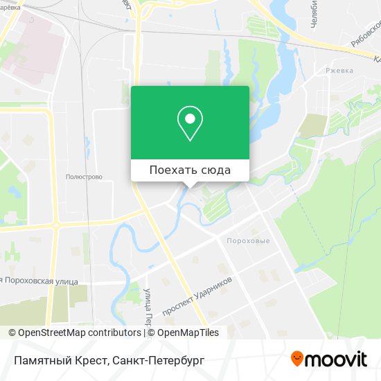 Карта Памятный Крест