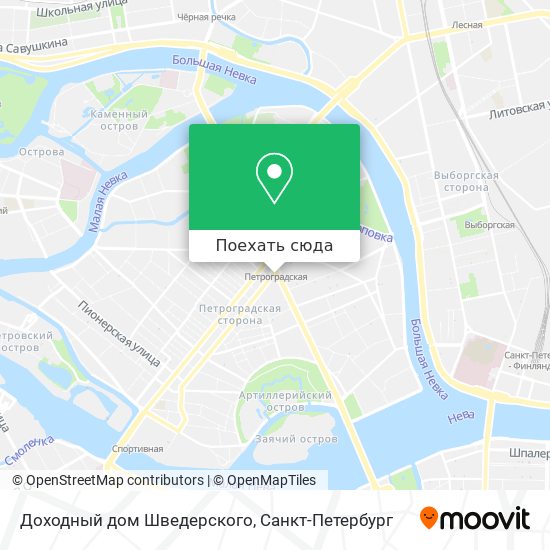 Карта Доходный дом Шведерского