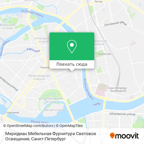 Карта Меридиан Мебельная Фурнитура Световое Освещение