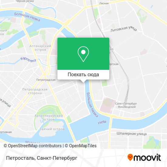 Карта Петросталь