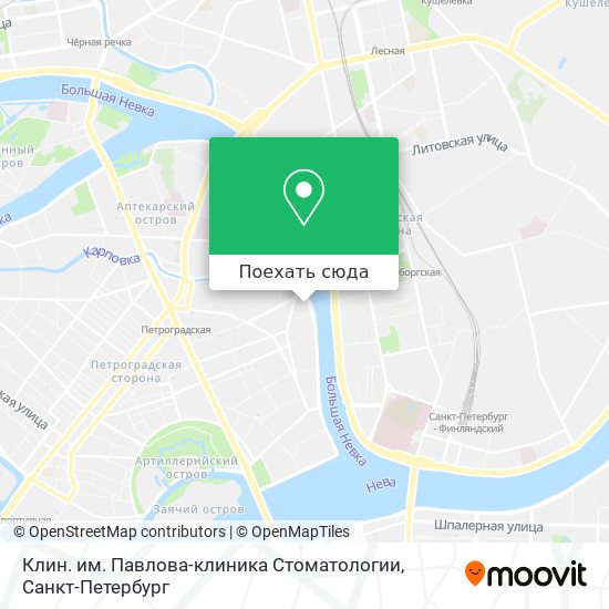 Карта Клин. им. Павлова-клиника Стоматологии