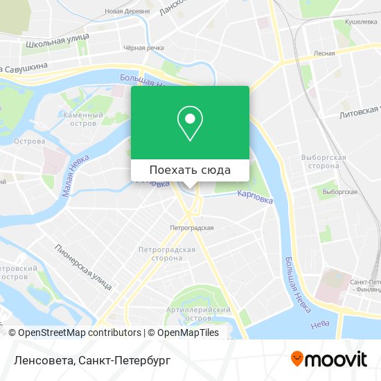 Карта Ленсовета