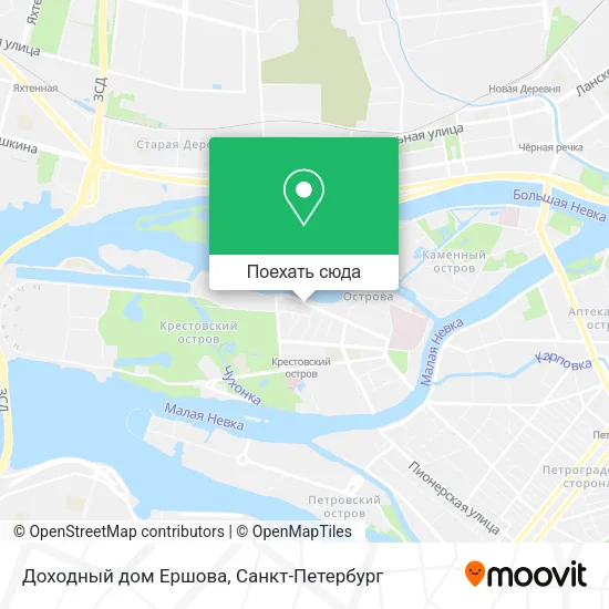 Карта Доходный дом Ершова