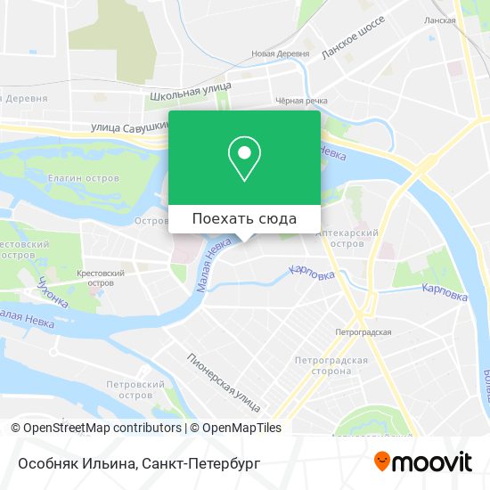 Карта Особняк Ильина
