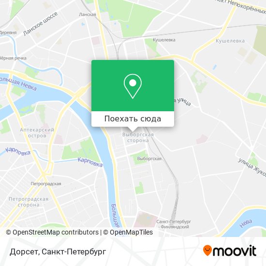 Карта Дорсет