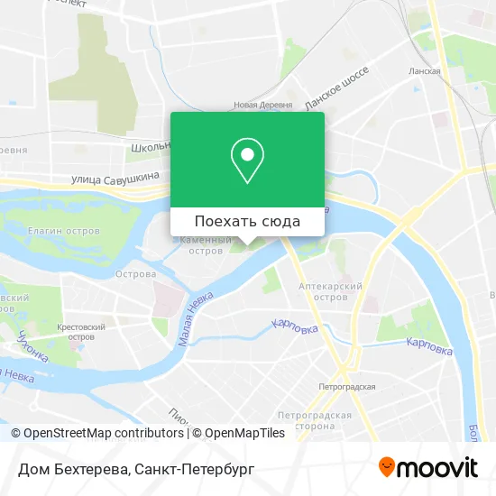 Карта Дом Бехтерева