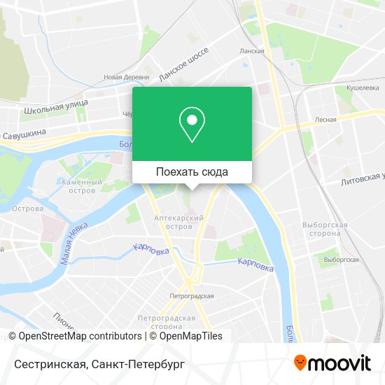 Карта Сестринская