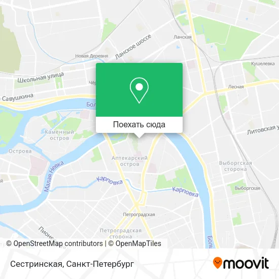 Карта Сестринская