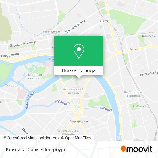 Карта Клиника