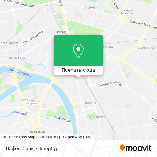 Карта Пафос