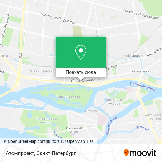 Карта Атомпроект