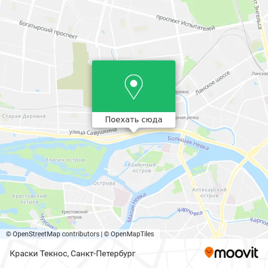 Карта Краски Текнос