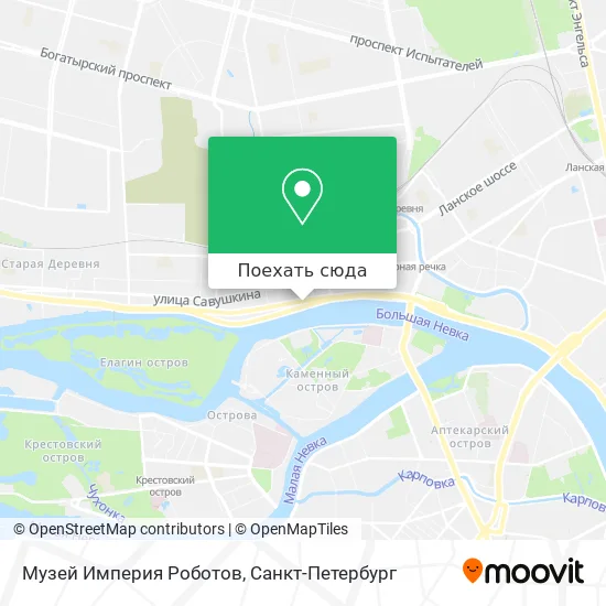 Карта Музей Империя Роботов