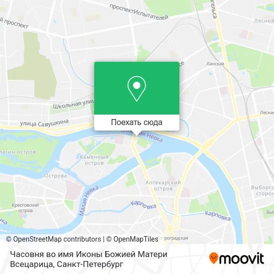Карта Часовня во имя Иконы Божией Матери Всецарица