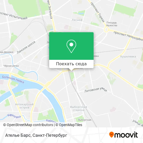 Карта Ателье Барс