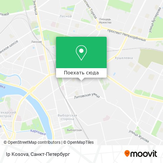 Карта Ip Kosova