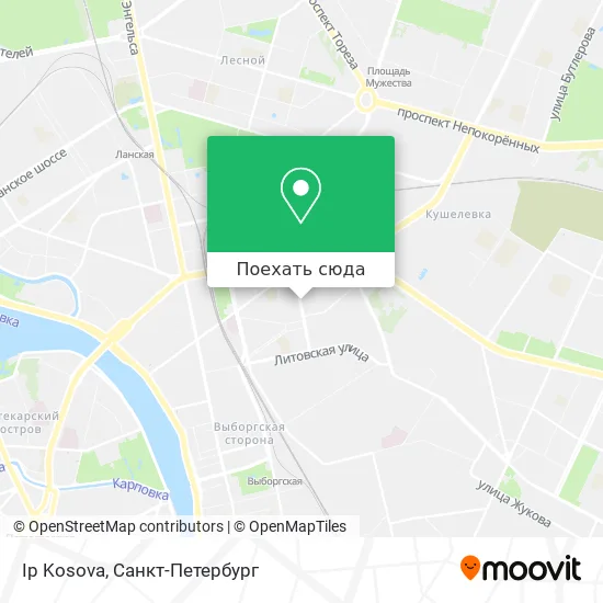 Карта Ip Kosova
