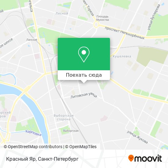 Карта Красный Яр