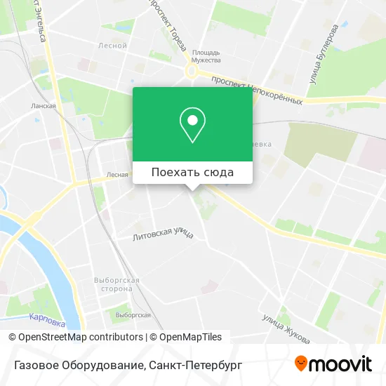 Карта Газовое Оборудование