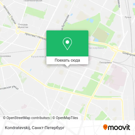 Карта Kondratevskij