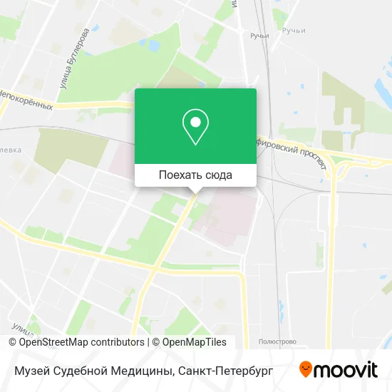 Карта Музей Судебной Медицины