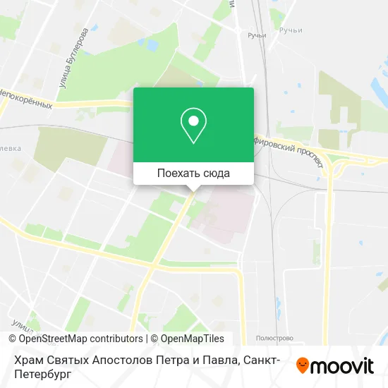 Карта Храм Святых Апостолов Петра и Павла