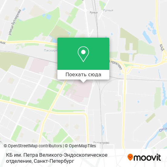 Карта КБ им. Петра Великого-Эндоскопическое отделение