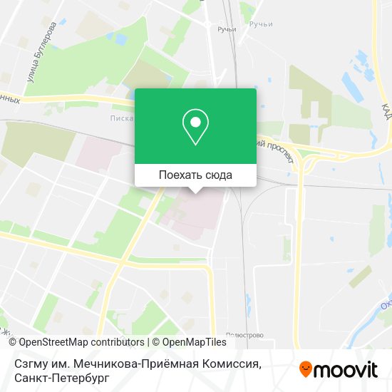 Карта Сзгму им. Мечникова-Приёмная Комиссия