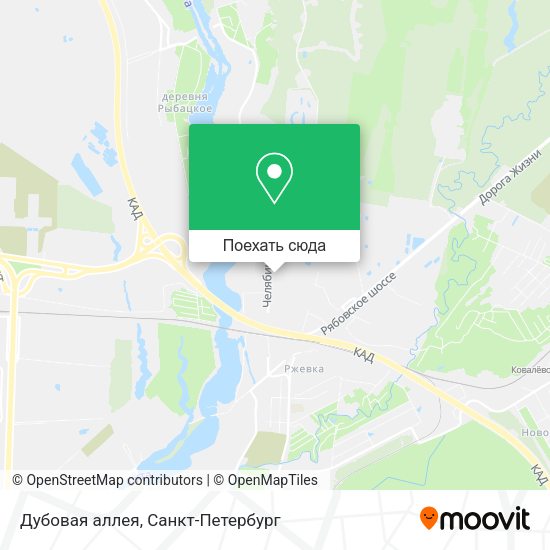 Карта Дубовая аллея