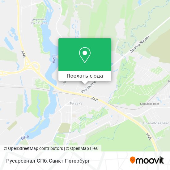 Карта Русарсенал-СПб