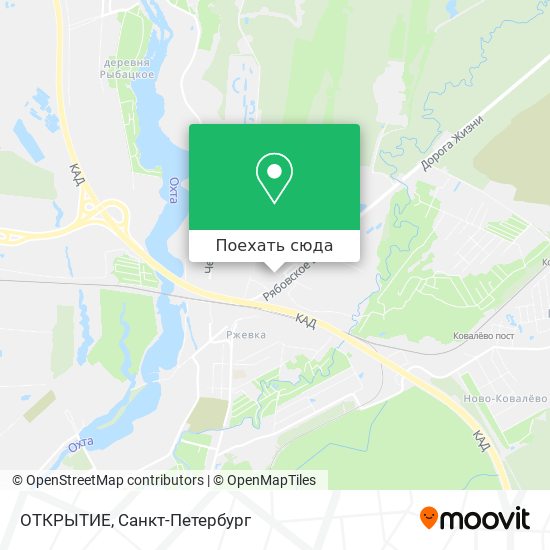 Карта ОТКРЫТИЕ