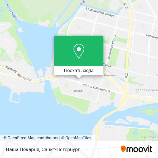 Карта Наша Пекарня
