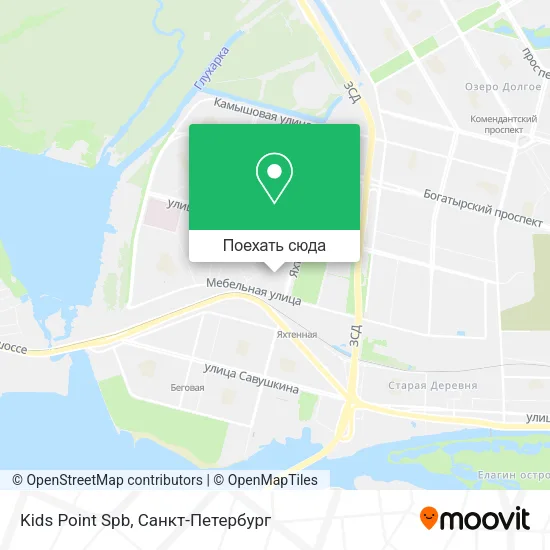 Карта Kids Point Spb