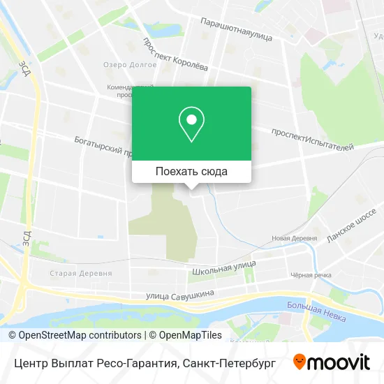 Карта Центр Выплат Ресо-Гарантия
