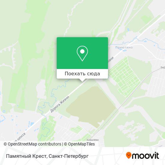 Карта Памятный Крест