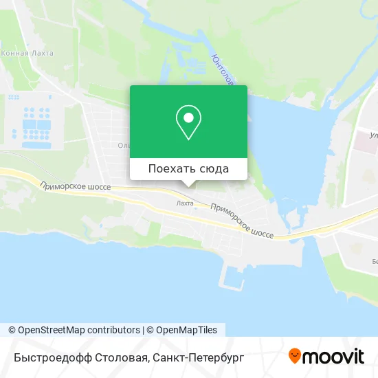 Карта Быстроедофф Столовая