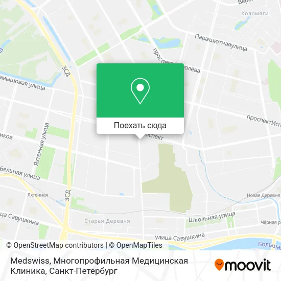 Карта Medswiss, Многопрофильная Медицинская Клиника