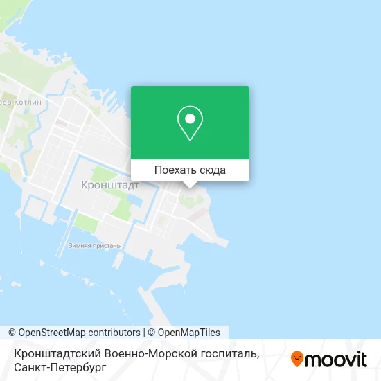 Карта Кронштадтский Военно-Морской госпиталь