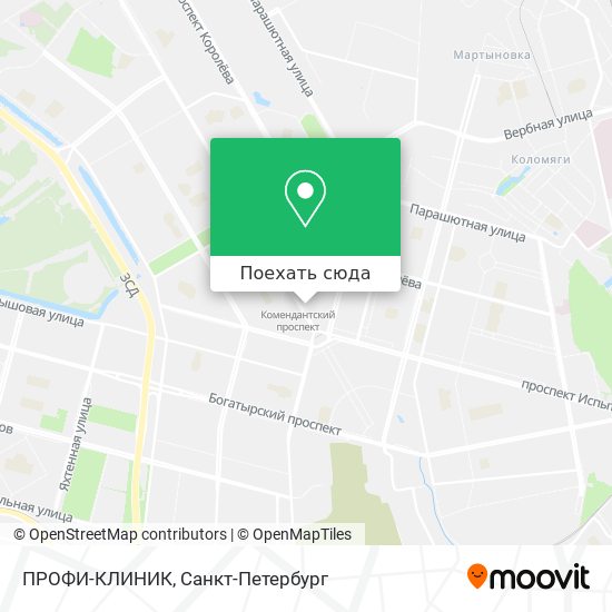 Карта ПРОФИ-КЛИНИК