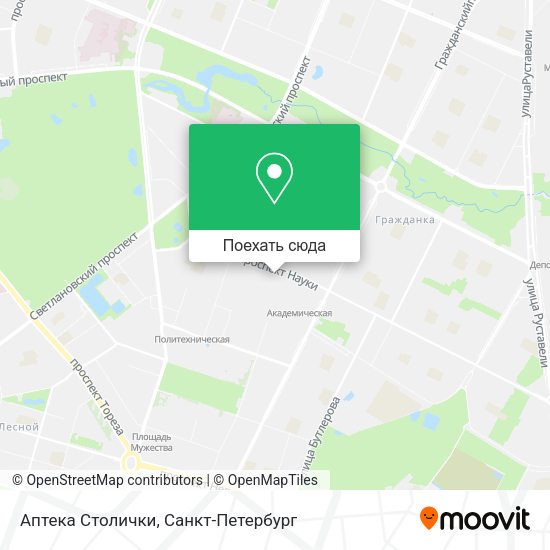 Карта Аптека Столички
