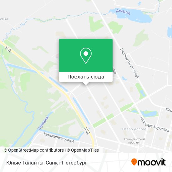 Карта Юные Таланты