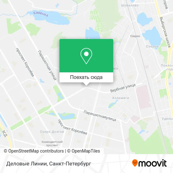 Карта Деловые Линии