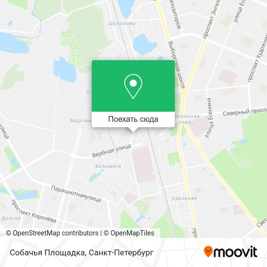 Карта Собачья Площадка