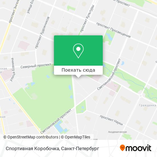 Карта Спортивная Коробочка